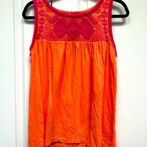 So cute orange and pink tank